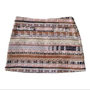 Masscob Pink Multicolored Tweed Mini Skirt Women's Size 38